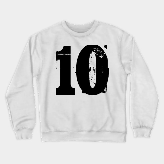 10 number Crewneck Sweatshirt by Polli